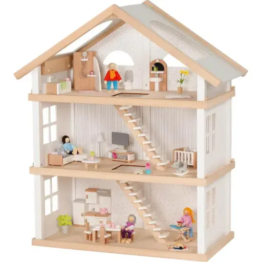 Casa de muñecas de madera